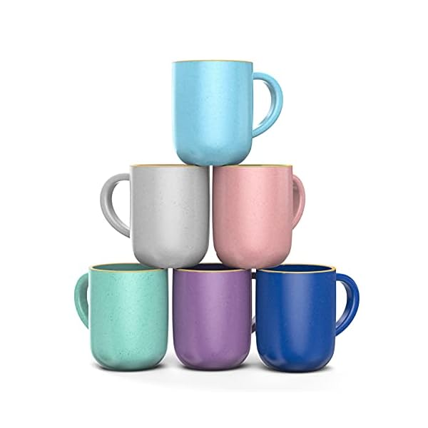  Set-of-6-Large-16-Ounce-Ceramic-Coffee-Mugs-Pastel-Sparkles