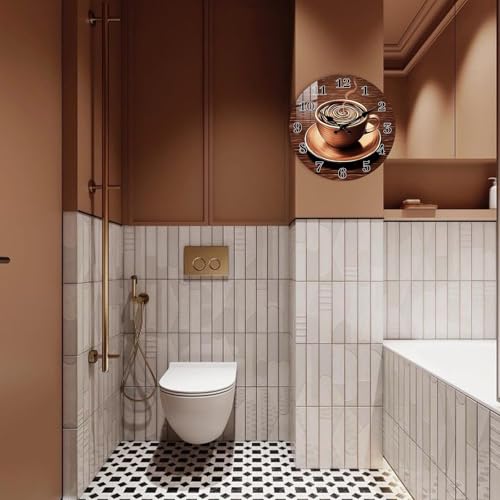 Kitchen-Wall-Clocks-for-Farmhouse-Deco-Coffee-Cup-Clock-Battery-Operated-12-inch-Rustic-Wall-Clock-Silent-Non-Ticking-for-Office-Bedroom-Living-Room Kitchen Wall Clocks for Farmhouse Deco Coffee Cup Clock Battery Operated 12 inch Rustic Wall Clock Silent Non Ticking for Office Bedroom Living Room