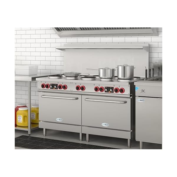   KoolMore-KM-CR60-E-60-in-Commercial-Range-with-10-Burners-and-2-Standard-Electric-Ovens-in-Stainless-Steel-208V-3-Phase-CSA-Listed
