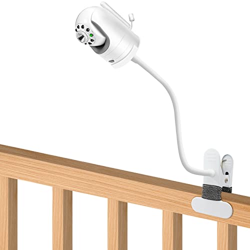 Flexible Clip clamp Mount Compatible with Infant Optics DXR 8 and DXR 8 PRO Video Baby Monitor Camera 157 inches Flexible Long Gooseneck Arm Baby Monitors Holder for Crib Baby Camera Stand