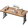   ODK-71-Inch-Large-Executive-Computer-Desk-with-Power-Outlet-Thickened-Wooden-Office-Desk-Modern-Workstation-Table-Long-Writing-Desk-for-Home-Office-Business-Furniture-Vintage