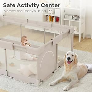 Baby playpen 71×47 inch playpen for babies and toddlers play pen for kids apartment without mat  urban country home decor