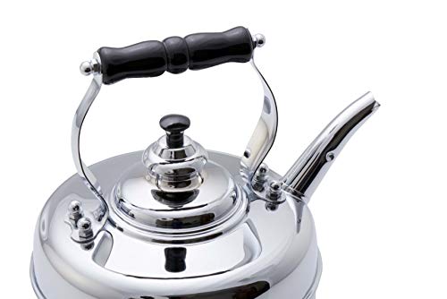 Simplexteakettlebuckinghamno3solidcopperchromeplatedwhistlingteakettleforgasstovesbyneweybloomer Urban Country Home Decor Simplex tea kettle buckingham no 3 solid copper chrome plated whistling tea kettle for gas stoves by newey bloomer urban country home decor