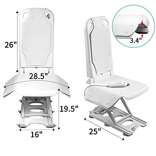 Electric-Reclining-Bath-Lift-Chair-Six-Suction-Cup-Feet-Emergency-Stop-Button-Weight-Capacity-300lb-White