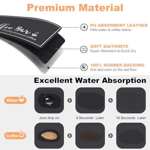 Findosom-Dish-Drying-Mat-12×20-Absorbent-Coffee-Bar-Mat-for-Countertops-Bar-Accessories-With-Cup-Pattern-for-Kitchen-Counter-Maker-Pot-Dining-Room-Decoration Findosom Dish Drying Mat 12×20 Absorbent Coffee Bar Mat for Countertops Bar Accessories With Cup Pattern for Kitchen Counter Maker Pot Dining Room Decoration