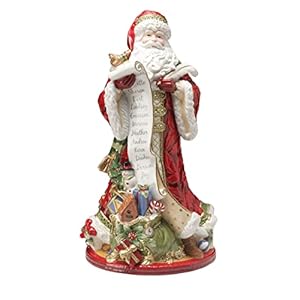 Fitz and floyd holiday home santa figurine 1875 inch  urban country home decor