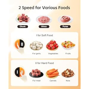 Electric Food Processor Chopper Meat Grinder - 8 Cup Veggie Chopper with 2 Bowls, 2-Speed, Bi-Level Blades, vegetable cutter For Vegetable, Nuts, Onion, Garlic, Baby Food & Family Use Electric Food Processor Chopper Meat Grinder 8 Cup Veggie Chopper with 2 Bowls 2 Speed Bi Level Blades vegetable cutter For Vegetable Nuts Onion Garlic Baby Food Family Use