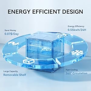 Frestec 17 cuft mini fridge with freezermini fridge for bedroomsmall refrigeratordorm refrigerators with freezercompact refrigerator for officeapartmentdormbedroom black  urban country home decor