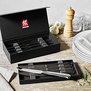 Zwillingporterhouserazorsharpsteakknifesetof8withblackpresentationcasegiftsetsilver  Urban Country Home Decor Zwilling porterhouse razor sharp steak knife set of 8 with black presentation case gift set silver  urban country home decor