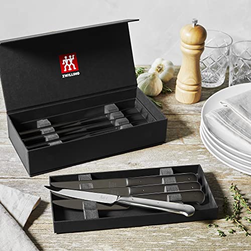 Zwillingporterhouserazorsharpsteakknifesetof8withblackpresentationcasegiftsetsilver  Urban Country Home Decor Zwilling porterhouse razor sharp steak knife set of 8 with black presentation case gift set silver  urban country home decor