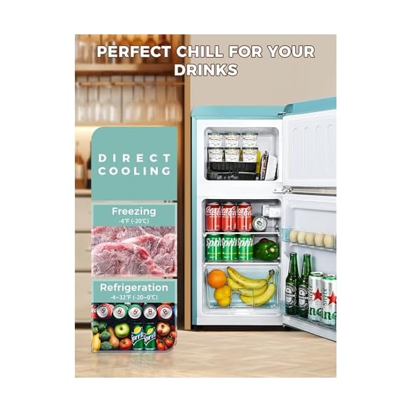   32-CuFt-Fridge-with-Freezer-Retro-Double-Door-Refrigerator-with-7-Level-Thermostat-Adjustable-Removable-Glass-Shelves-for-Bedroom-Office-Apartment-Dorm-Bar-Blue