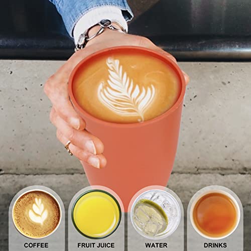 Wheatstrawcups6pcsgoodalternativetoplasticreusablecups12ozunbreakabledrinkingcupreusabledishwashersafewaterplasticglasseswith6colors Urban Country Home Decor Wheat straw cups 6 pcs good alternative to plastic reusable cups 12 oz unbreakable drinking cup reusable dishwasher safe water plastic glasses with 6 colors urban country home decor