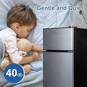   Mini-Fridge-with-Freezer-29-CuFt-Small-Fridge-Energy-Saving-Low-Noise7-Adjustable-Thermostat-Double-Door-Small-Refrigerator-for-Dorm-Bedroom-Office