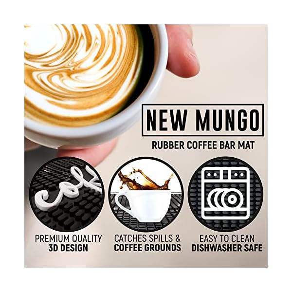 New mungo coffee bar mat coffee bar accessories for coffee station coffee accessories coffee bar decor coffee decor love is brewing coffee maker mat for countertops rubber mat 18×12  urban country home decor