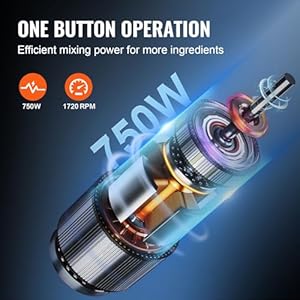 VEVOR Food Processor & Vegetable Chopper, 7 Quart Bowl, 750W Food-Grade Stainless Steel Food Processor Chopper with 2 Extra S-Curve Blades, Multifunctional for Chopping Vegetables, Meat, Grains, Nuts VEVOR Food Processor Vegetable Chopper 7 Quart Bowl 750W Food Grade Stainless Steel Food Processor Chopper with 2 Extra S Curve Blades Multifunctional for Chopping Vegetables Meat Grains Nuts