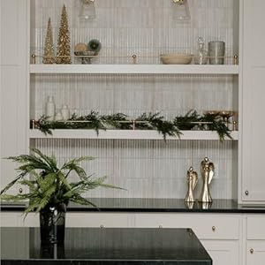 Sullivans White Matte Ceramic Vase Set Vases for Modern Home Decor Farmhouse Kitchen Bedroom Office Living Room Bathroom Shelf Centerpiece Table Decorations