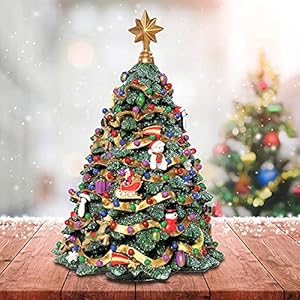 The San Francisco Music Box Company Jingle Bell Rotating Christmas Tree Figurine