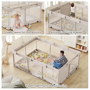 Baby playpen 71×47 inch playpen for babies and toddlers play pen for kids apartment without mat  urban country home decor