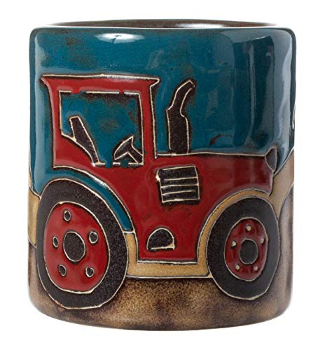 Farmscenebarnyardtractor16ozhandcraftedmug  Urban Country Home Decor Farm scene barnyard tractor 16oz handcrafted mug  urban country home decor