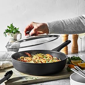 ZWILLING Madura Plus Forged 4 qt Aluminum Nonstick Saute Pan with Lid