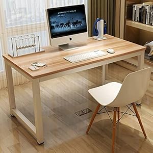 NSdirect Modern Computer Desk 63 Inch Large Office Desk, Writing Study Table for Home Office Desk Workstation Wide Metal Sturdy Frame Thicker Steel Legs, White NSdirect Modern Computer Desk 63 Inch Large Office Desk Writing Study Table for Home Office Desk Workstation Wide Metal Sturdy Frame Thicker Steel Legs White