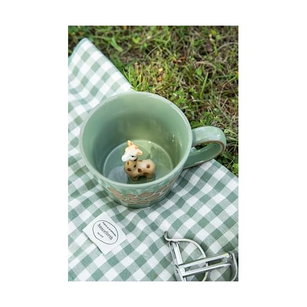   DIHOclub-Giraffe-Coffee-Cup-Ceramic-3D-Wild-Animal-Inside-MugCute-Cartoon-Handmade-Figurine-MugsHoliday-and-Birthday-Gift-for-Coffee-Milk-Tea-Lovers12-OGreen-Giraffe