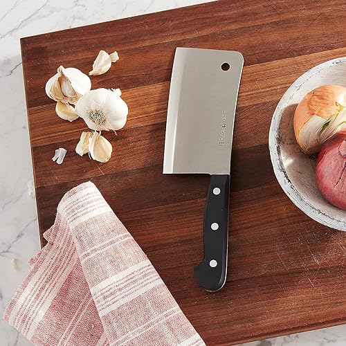 Zwillinghenckelsclassicrazorsharp6inchmeatcleaverknifegermanengineeredinformedby100yearsofmasteryblackstainlesssteel  Urban Country Home Decor Zwilling henckels classic razor sharp 6 inch meat cleaver knife german engineered informed by 100 years of mastery blackstainless steel  urban country home decor