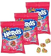 NerdsGummy Clusters, 5 Ounce Bags (Pack of 3), 15 Ounces Of Nerds Candy