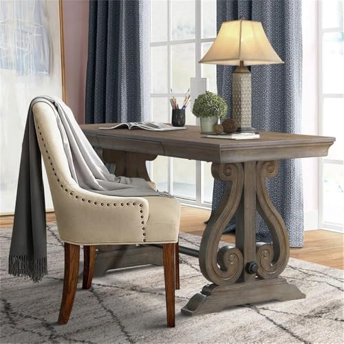 Homelegancehiddendrawerwritingdesk60wantiquegray  Urban Country Home Decor Homelegance hidden drawer writing desk 60 w antique gray  urban country home decor