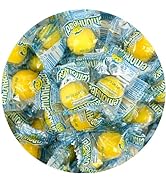 Lemonheads Candy, 3lb Bulk Bag (Approximately 235 pieces), Sour Hard Candy, Yellow Candy, Indvidu...