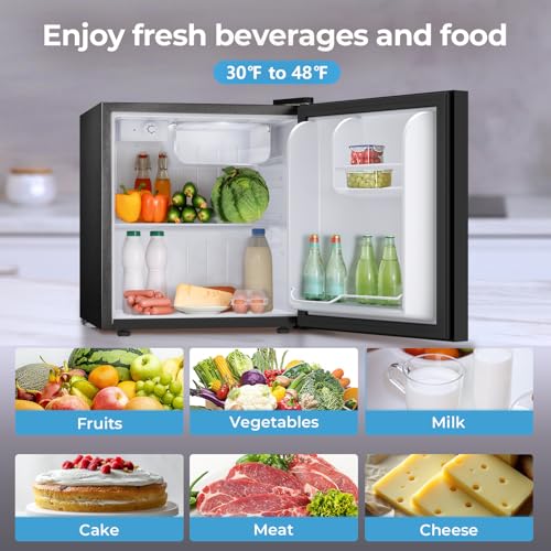 16-Cuft-Mini-Fridge-with-Freezer-Compact-Refrigerator-with-Reversible-Single-Door-Adjustable-Thermostat-Low-Noise-Energy-Efficient-for-Office-Dorm-Bedroom-Apartment-Black 16 Cuft Mini Fridge with Freezer Compact Refrigerator with Reversible Single Door Adjustable Thermostat Low Noise Energy Efficient for Office Dorm Bedroom Apartment Black