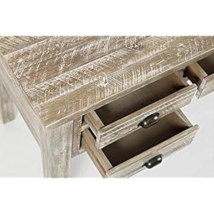 Jofran inc artisans craft 5 drawer farmhouse desk  urban country home decor