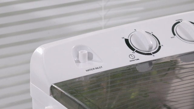 22 lbs Compact Mini Twin Tub Washing Machine with Drying Rack&10 Hangers, 13 lbs Washer Mini Compact Laundry Machine and 9 lbs Spinner, Handy and Environment friendly for Dorms, Residence - Image 8