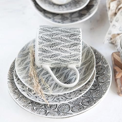 Creativecoopsetof4stonewarestylesmugscups4countpackof1multi  Urban Country Home Decor Creative co op set of 4 stoneware styles mugs cups 4 count pack of 1 multi  urban country home decor