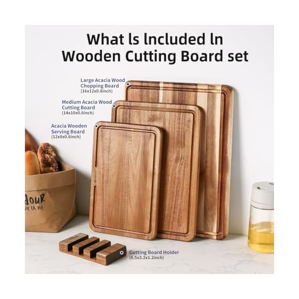   Wood-Cutting-Board-Set-of-3-for-Kitchen-Acacia-Wooden-Cutting-Boards-Thick-Chopping-Board-with-Deep-uice-Groove-Butcher-Block-Wooden-Trays-for-Meat-Fruit-and-Cheese