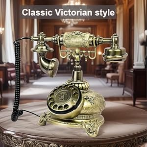 Vintagerotaryphoneretrobronzeworkinglandlinetelephonewithredialclassicdeskphoneforhomeofficehoteldecorfunctionaldecorativeretrotelephone Urban Country Home Decor Vintage rotary phone retro bronze working landline telephone with redial classic desk phone for home office hotel decor functional decorative retro telephone urban country home decor