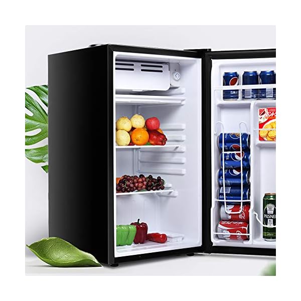   Safeplus-32-CuFt-Mini-Compact-Refrigerator-Under-Counter-Fridge-with-Small-Freezer-Removable-Glass-Shelves-Drinks-Food-Beer-Storage-for-Office-Dorm-or-Apartment
