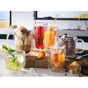 Zwilling ja henckels zwilling ja henckels sorrento latte glass glass 2 piece 5 pound  urban country home decor