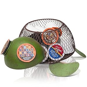   Made-Easy-Kit-Coffee-Pod-Organizer-Home-Coffee-Bar-Functional-Decor-Cafe-Station-Countertop-Storage-Accessories-Sea-Turtle