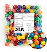 1 Inch Gumballs for Gumball Machine, Approx. 110 Pieces, 2lb Bulk Bag, Large Gumballs, Dubble Bub...