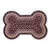   VHC-Brands-Burgundy-Tan-IndoorOutdoor-Pet-Food-Mat-for-Dogs-Cats-Kitchen-Medium-Bone-Rug-15x23