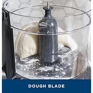 GE Food Processor | 12 Cup | Complete With 3 Feeding Tubes & Stainless Steel Accessories - 3 Discs + Dough Blade | 3 Speed | Great for Shredded Cheese, Chicken & More | Kitchen Essentials | 550 Watts GE Food Processor 12 Cup Complete With 3 Feeding Tubes Stainless Steel Accessories 3 Discs Dough Blade 3 Speed Great for Shredded Cheese Chicken More Kitchen Essentials 550 Watts