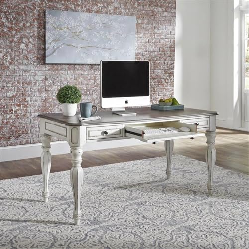 Liberty-Furniture-Industries-Magnolia-Manor-Writing-Desk-White Liberty Furniture Industries Magnolia Manor Writing Desk White