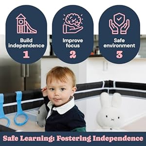 TODALE Baby Playpen for Toddler, Large Baby Playard, Indoor & Outdoor Kids Activity Center with Anti-Slip Base, Sturdy Safety Play Yard with Soft Breathable Mesh, Playpen for Babies(Black,50”×50”) TODALE Baby Playpen for Toddler Large Baby Playard Indoor Outdoor Kids Activity Center with Anti Slip Base Sturdy Safety Play Yard with Soft Breathable Mesh Playpen for BabiesBlack5050