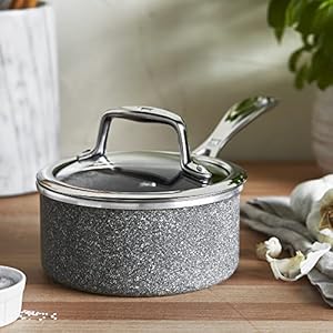 ZWILLING Vitale 1 qt Nonstick Saucepan with Lid Aluminum Scratch Resistant Made in Italy