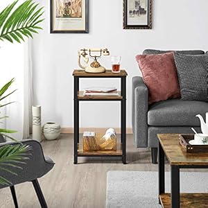   Topeakmart-3-Tier-End-Table-Industrial-Side-Telephone-Table-with-Storage-Shelf-for-Living-Room-Rustic-Brown