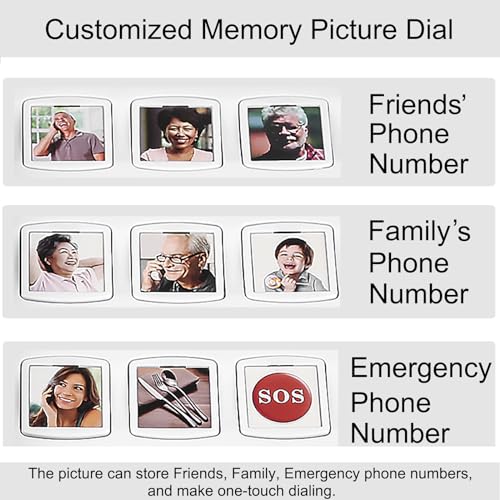 Corded-Phones-for-Seniors-9-One-Touch-Memory-Speed-Dialing-Desktop-Landline-Telephone-for-Office-Front-Desk-Home-Hotel Corded Phones for Seniors 9 One Touch Memory Speed Dialing Desktop Landline Telephone for Office Front Desk Home Hotel