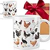 Chicken Mug Gifts for Chicken Lover Breeds of Chickens Mug Gifts for Chicken Owners Women Chicken Mom Gifts Chicken Themed Gifts for Farm Girls Farmhouse Mug Birthday Christmas Gift for Farmer