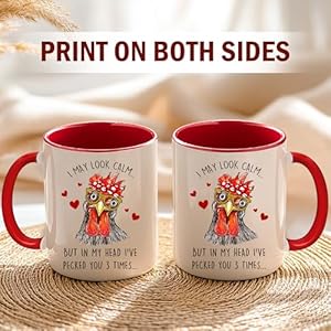 Chickengiftsgiftsforchickenloverschickenmugimaylookcalmbutinmyheadroostercoffeemugroostercupchickenthemedgiftfarmcup Urban Country Home Decor Chicken gifts gifts for chicken lovers chicken mug i may look calm but in my head rooster coffee mug rooster cup chicken themed gift farm cup urban country home decor