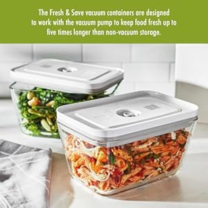 ZWILLING Fresh & Save 2-pc Large Glass Airtight Food Storage Container, Meal Prep Container ZWILLING Fresh Save 2 pc Large Glass Airtight Food Storage Container Meal Prep Container